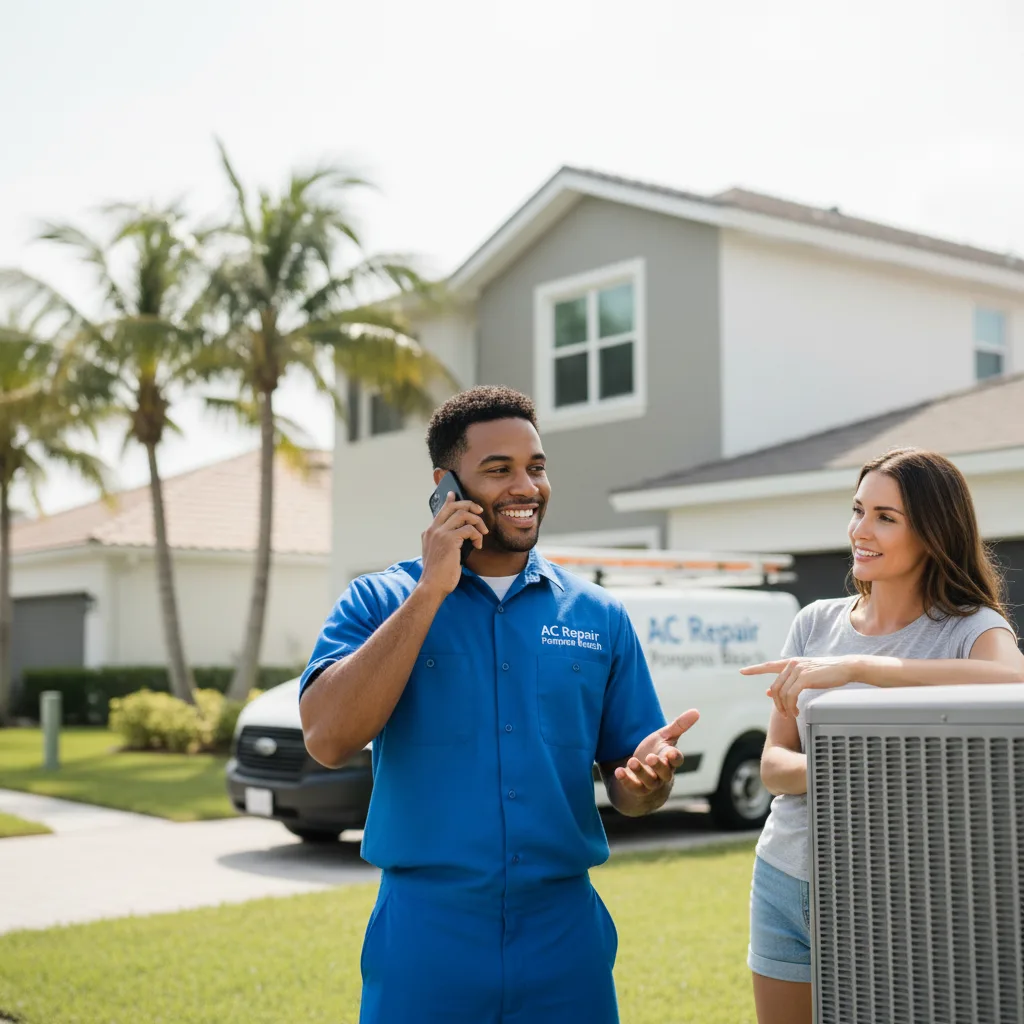 AC Repair Pompano Beach customer support in Broadway